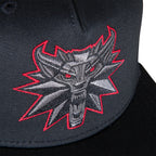 Image produit Witcher - Casquette Snapback Medaillon Loup Noir