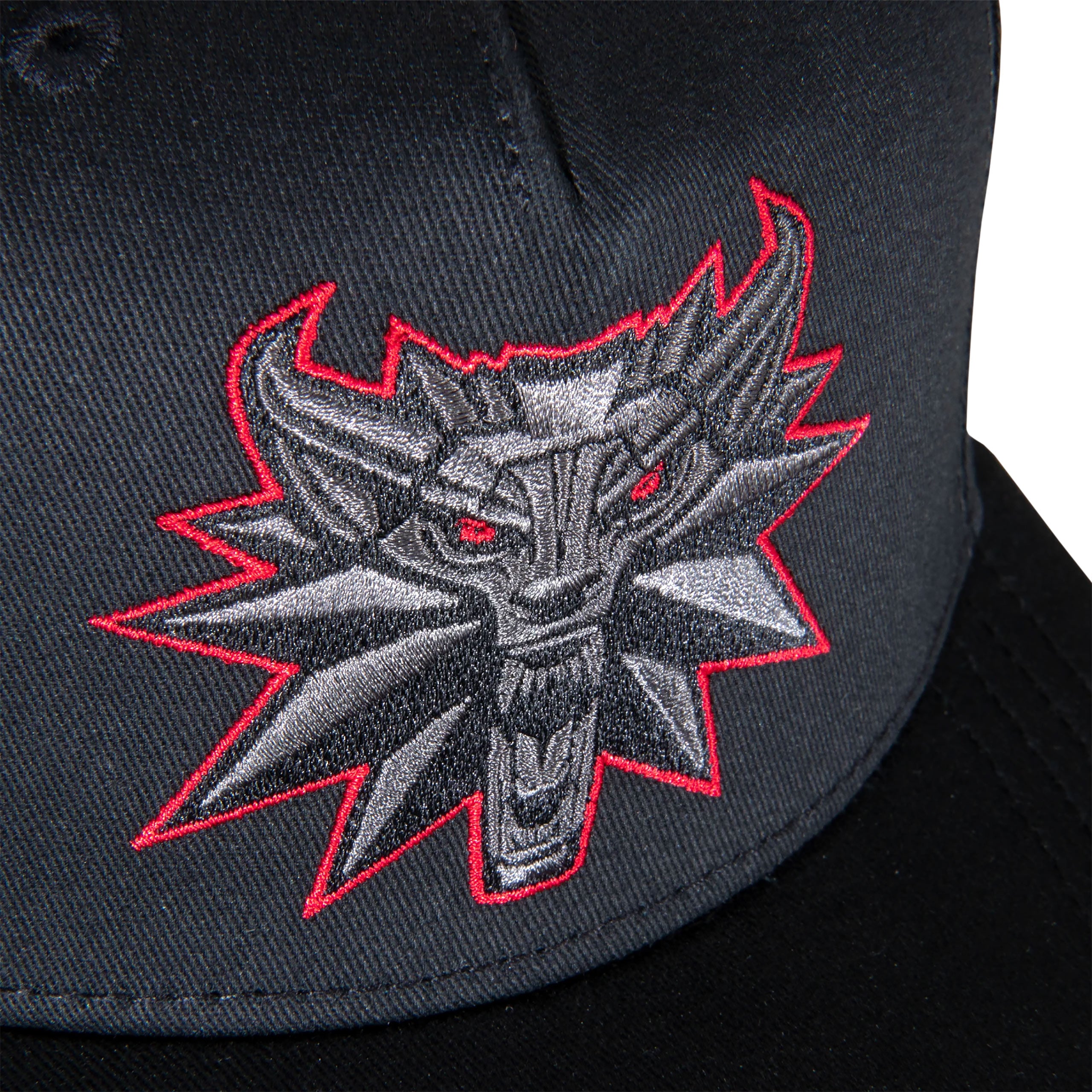 Image produit Witcher - Casquette Snapback Medaillon Loup Noir