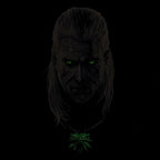 Produktbild Witcher - Poisoned Geralt Glow in the Dark T-Shirt schwarz