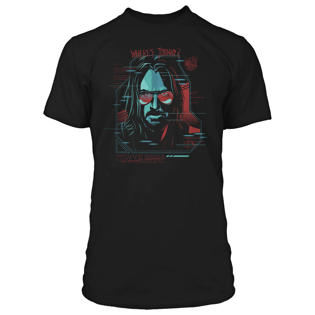 Image produit Cyberpunk 2077 - T-shirt Digital Ghost noir