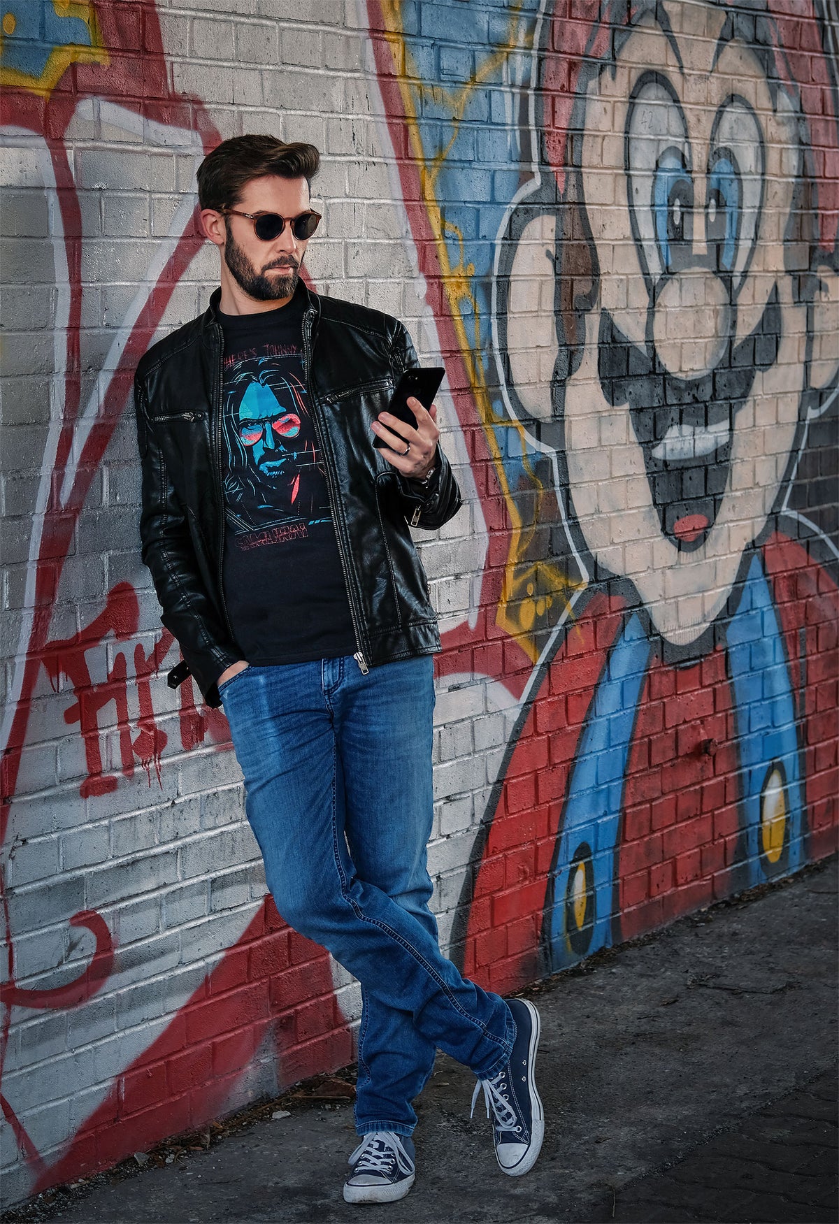 Image produit Cyberpunk 2077 - T-shirt Digital Ghost noir