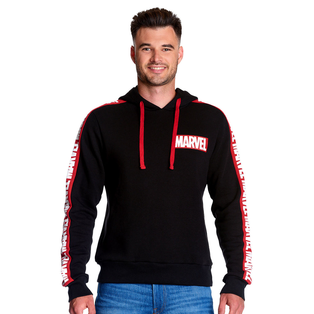 Produktbild Marvel - Logo Hoodie mit Ärmelprint schwarz