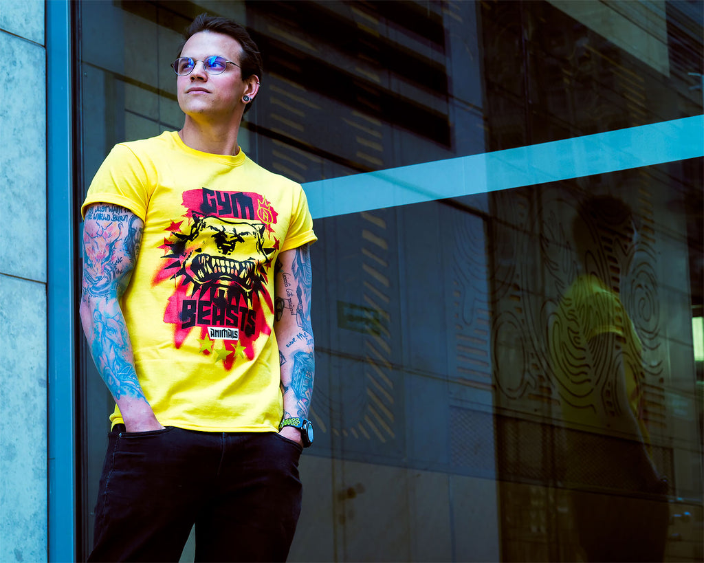 Produktbild Cyberpunk 2077 - Gym Beasts T-Shirt gelb