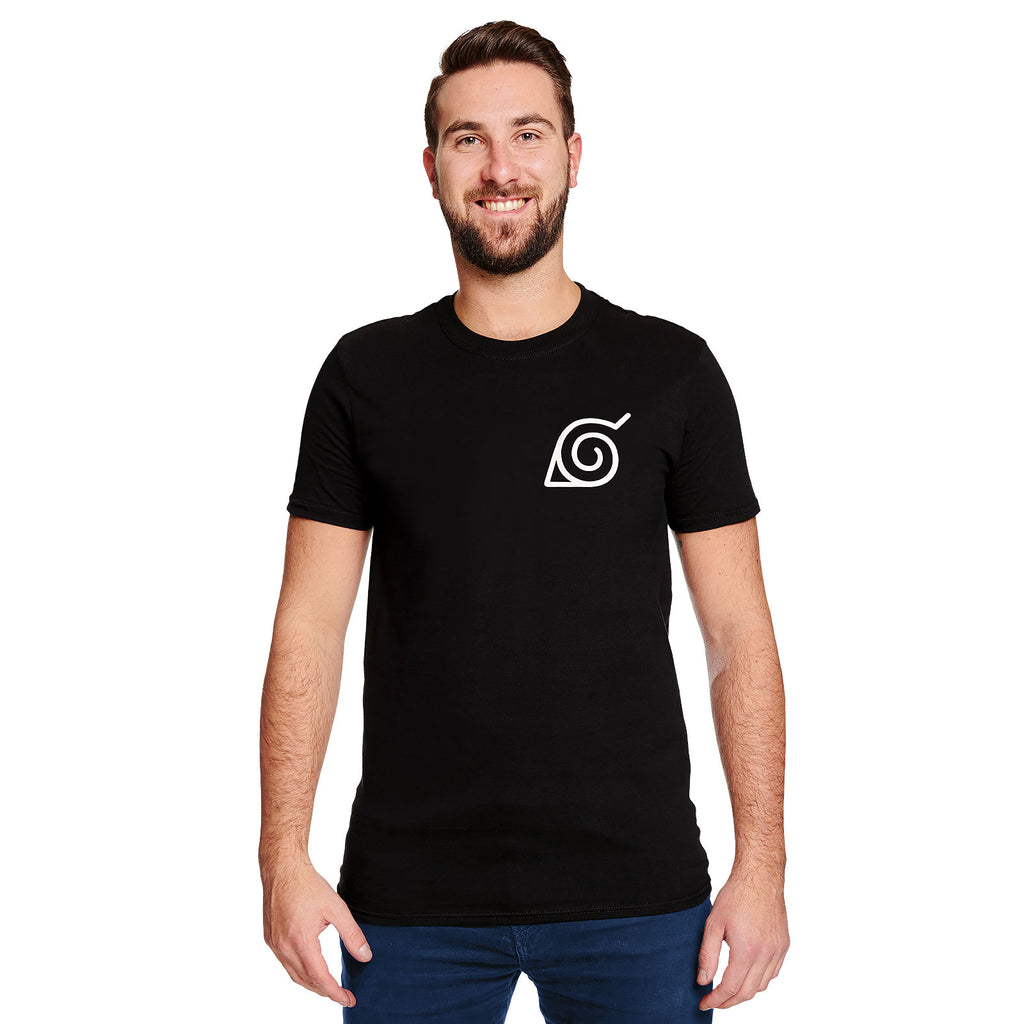 Immagine del prodotto Naruto - T-shirt Mini Simbolo di Konoha nera
