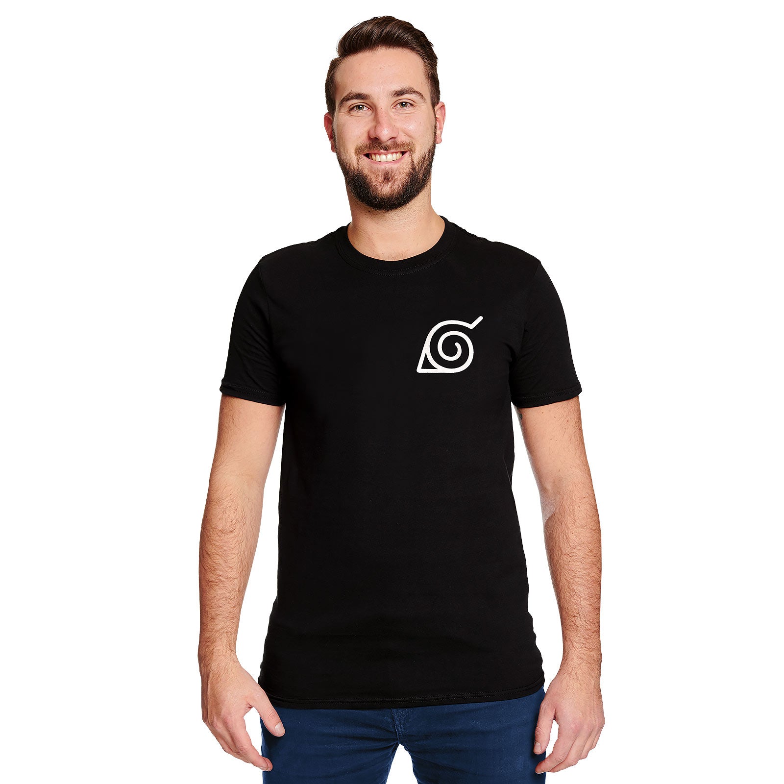 Immagine del prodotto Naruto - T-shirt Mini Simbolo di Konoha nera
