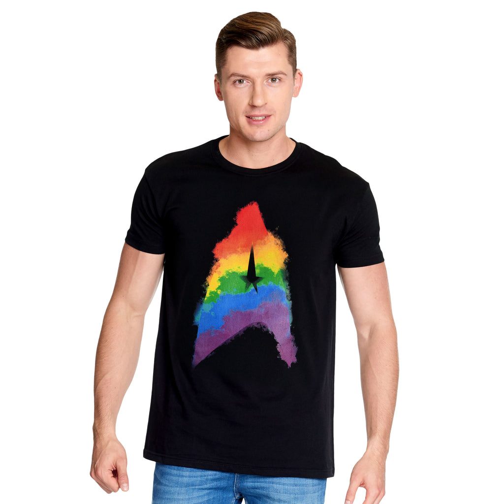 Immagine del prodotto Star Trek - T-shirt con logo Pride arcobaleno nera