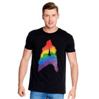 Immagine del prodotto Star Trek - T-shirt con logo Pride arcobaleno nera