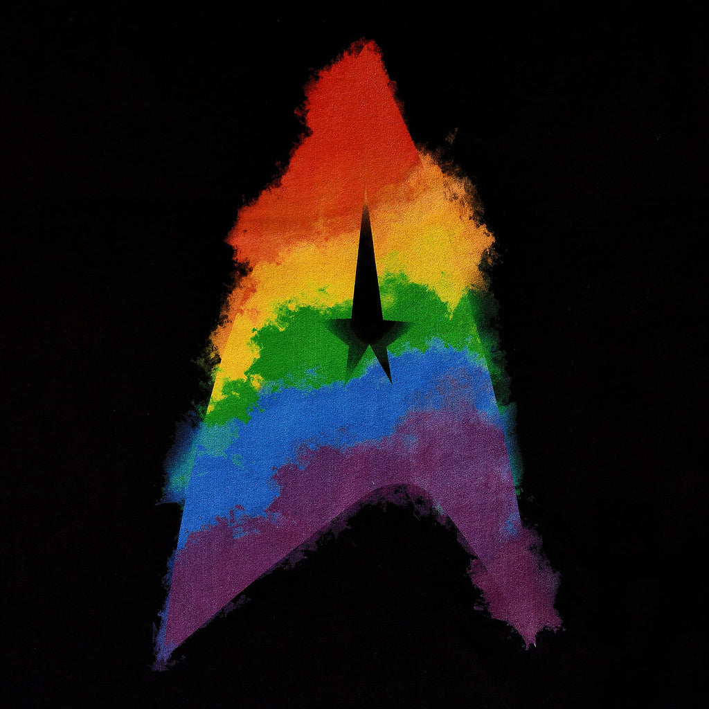 Immagine del prodotto Star Trek - T-shirt con logo Pride arcobaleno nera