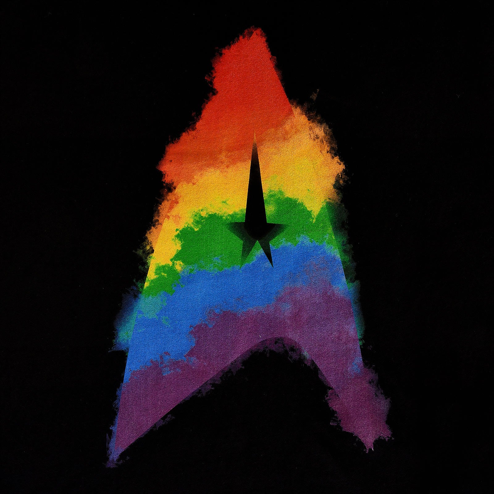 Immagine del prodotto Star Trek - T-shirt con logo Pride arcobaleno nera