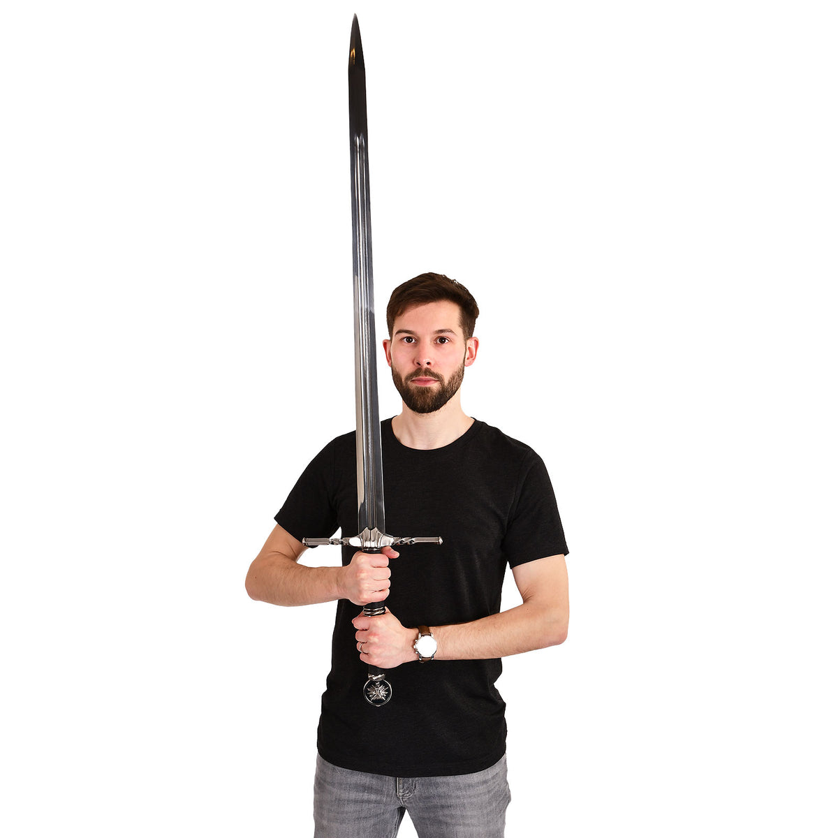 Produktbild Geralt von Riva Zweihandschwert Replik mit Scheide für Witcher Fans