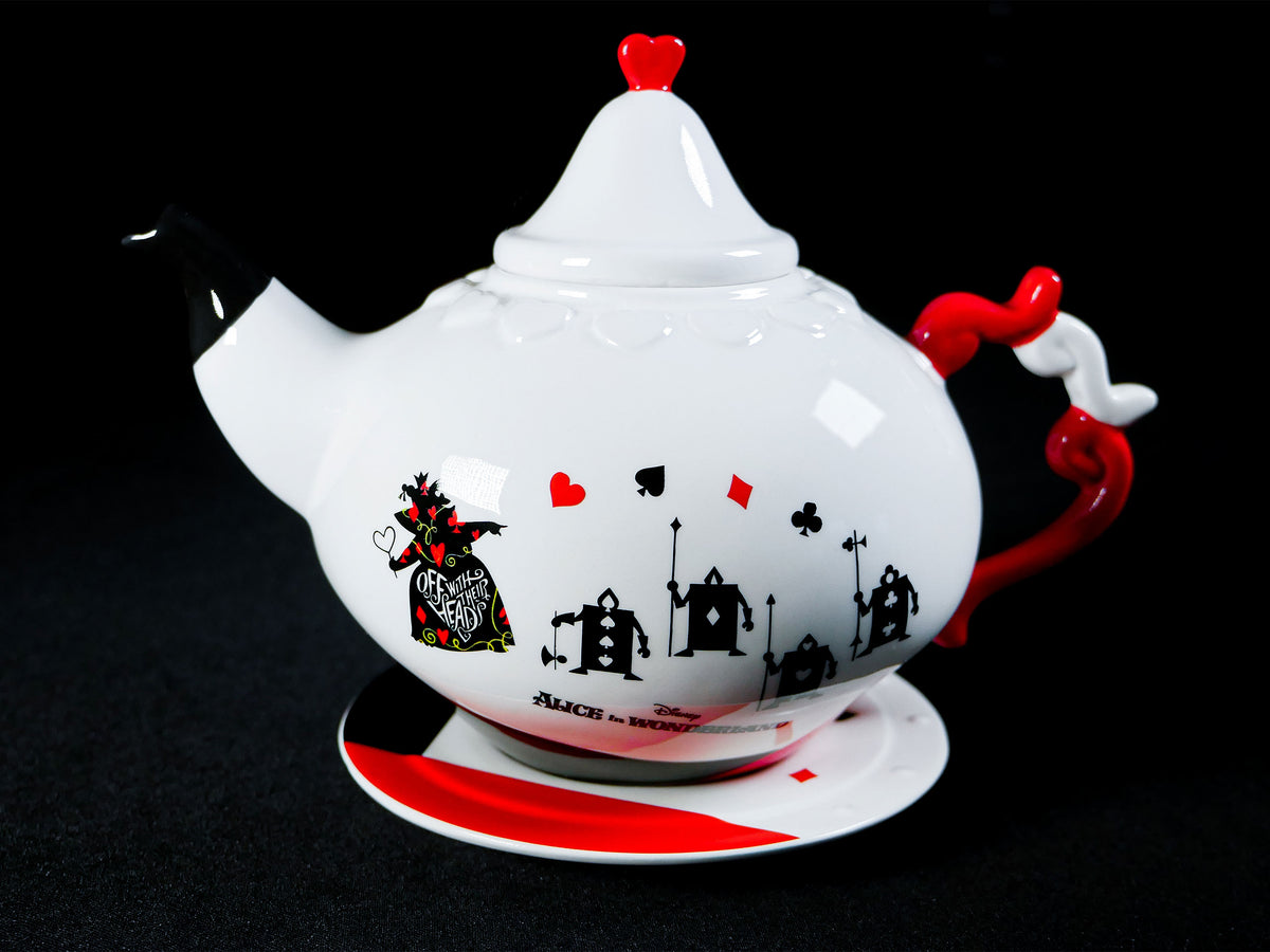 Image produit Alice au Pays des Merveilles - Théière Reine de Cœur avec Soucoupe