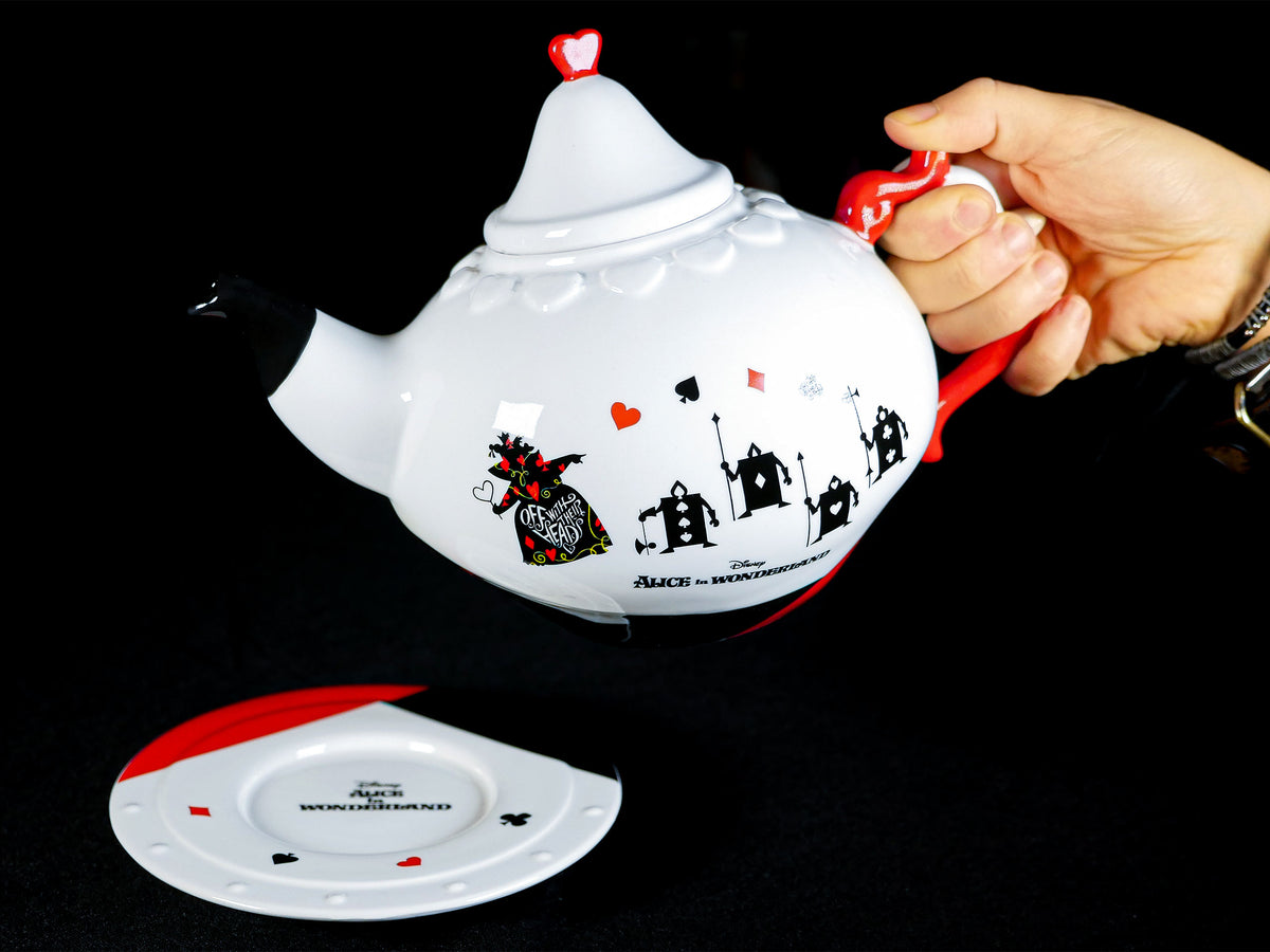 Image produit Alice au Pays des Merveilles - Théière Reine de Cœur avec Soucoupe