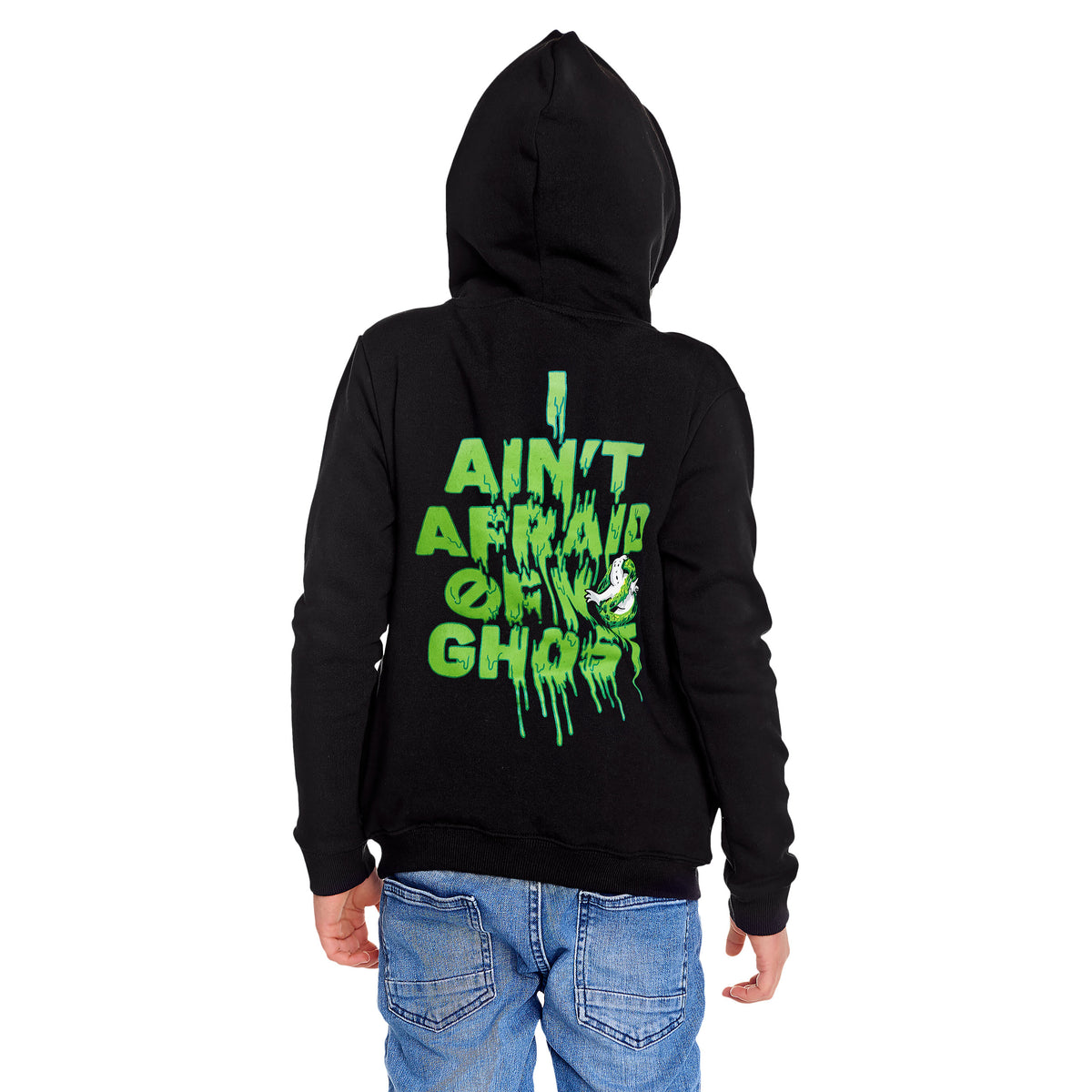 Produktbild Ghostbusters - Slime Logo Kinder Hoodie schwarz