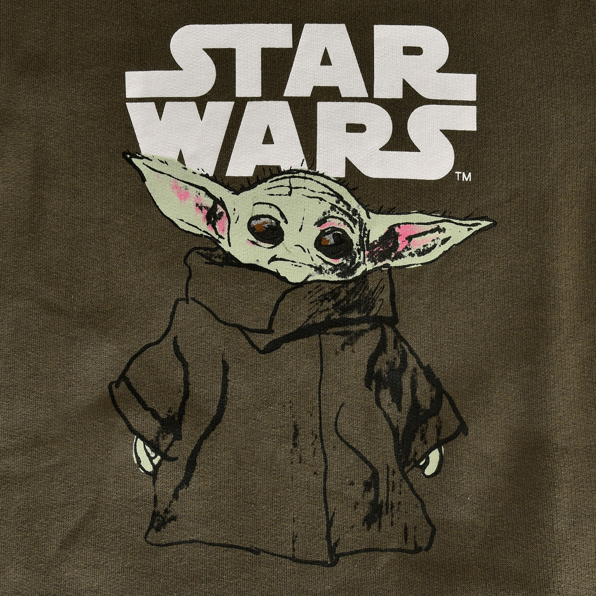 Immagine del prodotto Felpa con cappuccio per bambini Grogu verde - Star Wars The Mandalorian