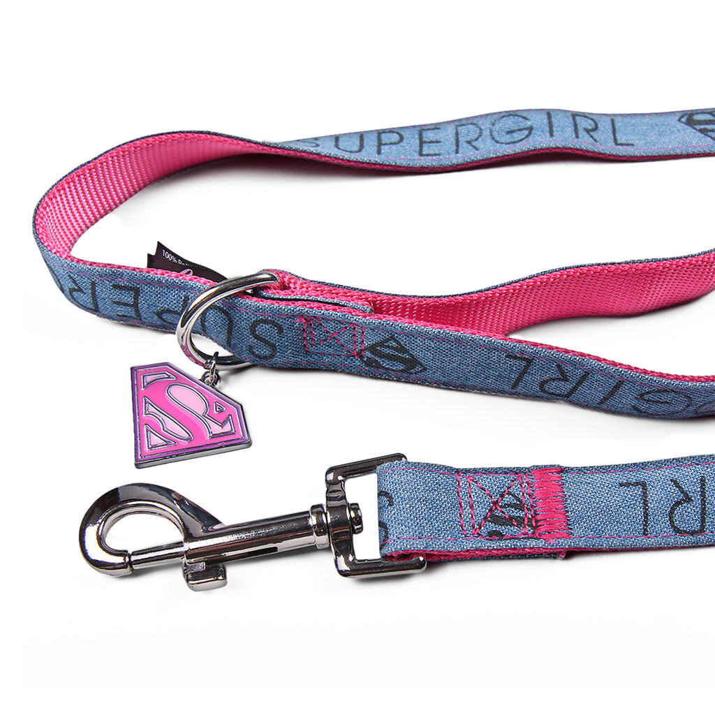 Immagine del prodotto Guinzaglio per cani Supergirl rosa-blu