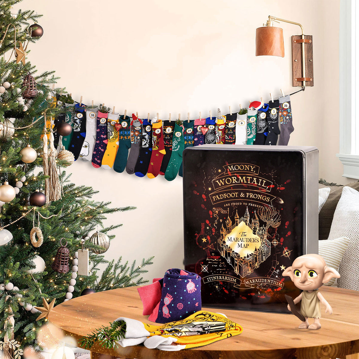 Immagine del prodotto Harry Potter - Calendario dell'Avvento da riempire con calze