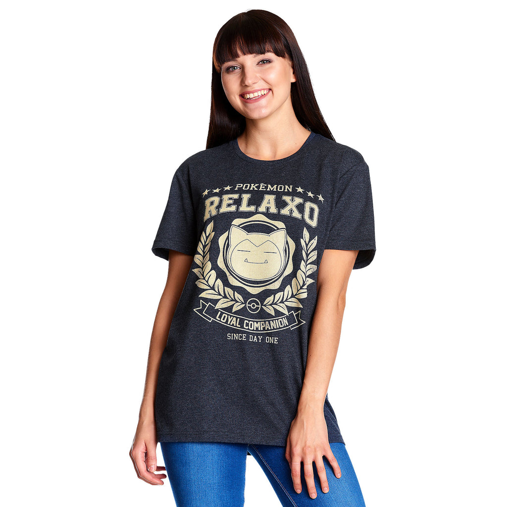 Image produit Pokemon - T-shirt bleu Loyal Companion de Ronflex