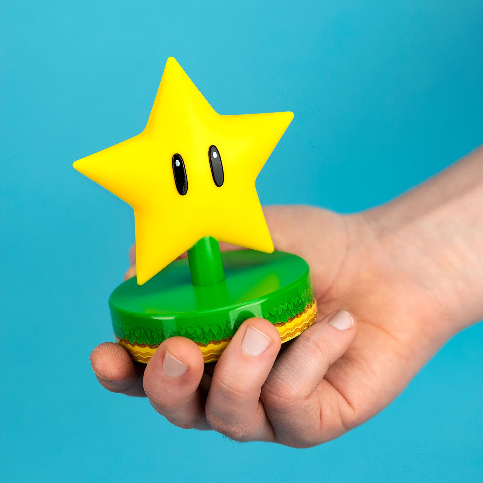 Produktbild Super Mario - Super-Stern Icons 3D Tischlampe