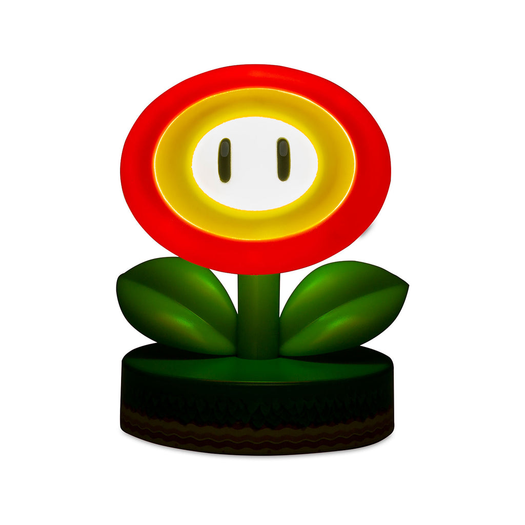 Image produit Super Mario - Fleur de feu Icônes 3D Lampe de bureau
