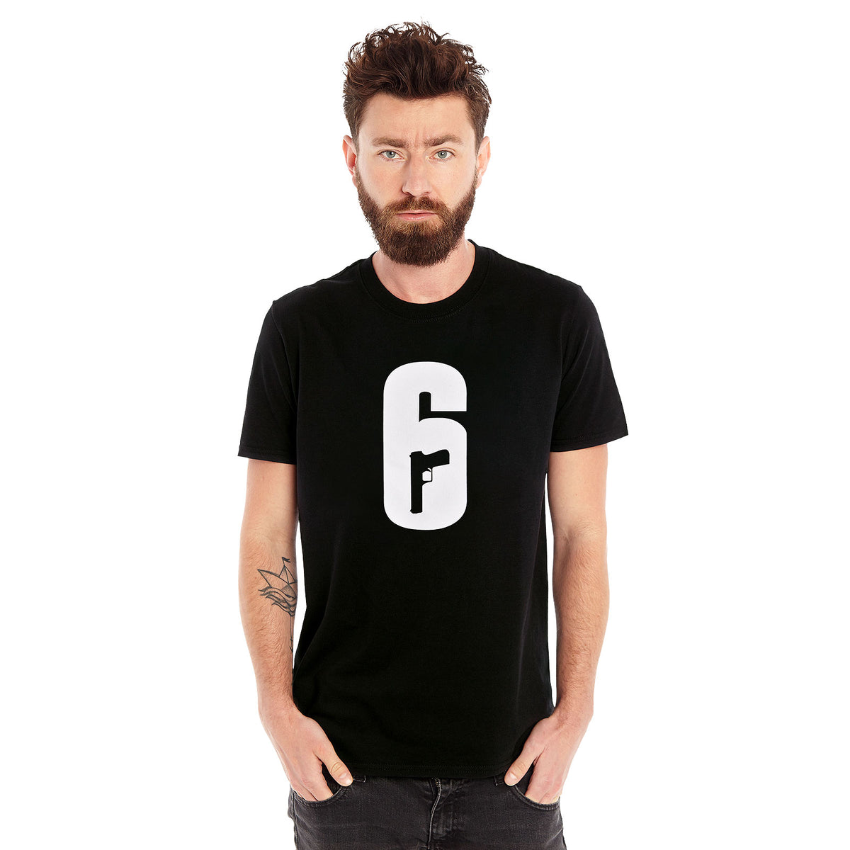 Image produit Rainbow Six Siege - T-shirt logo noir