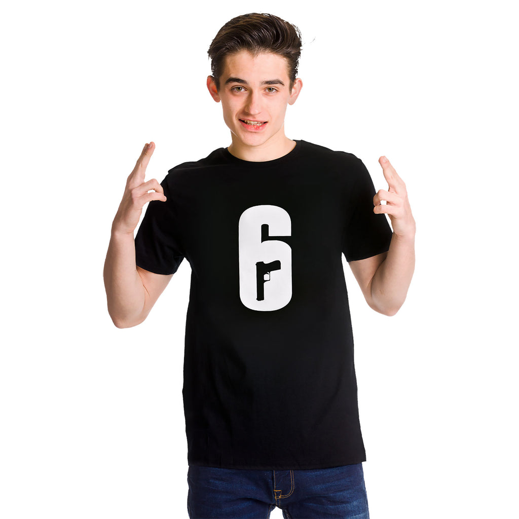 Image produit Rainbow Six Siege - T-shirt logo noir