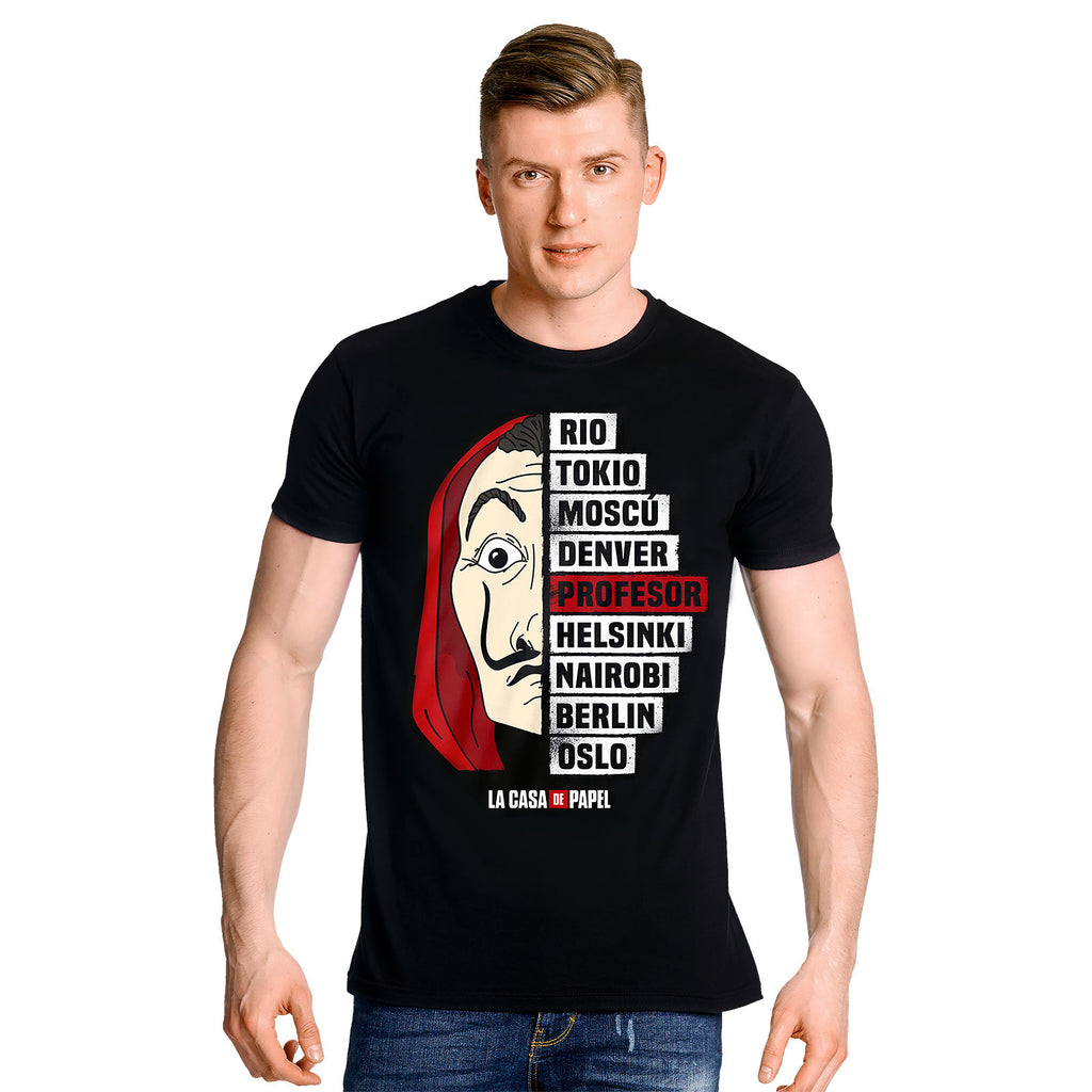 Image produit La Casa de Papel - T-shirt Gang noir