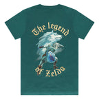 Produktbild Zelda - Link mit Wolf-Link T-Shirt türkis