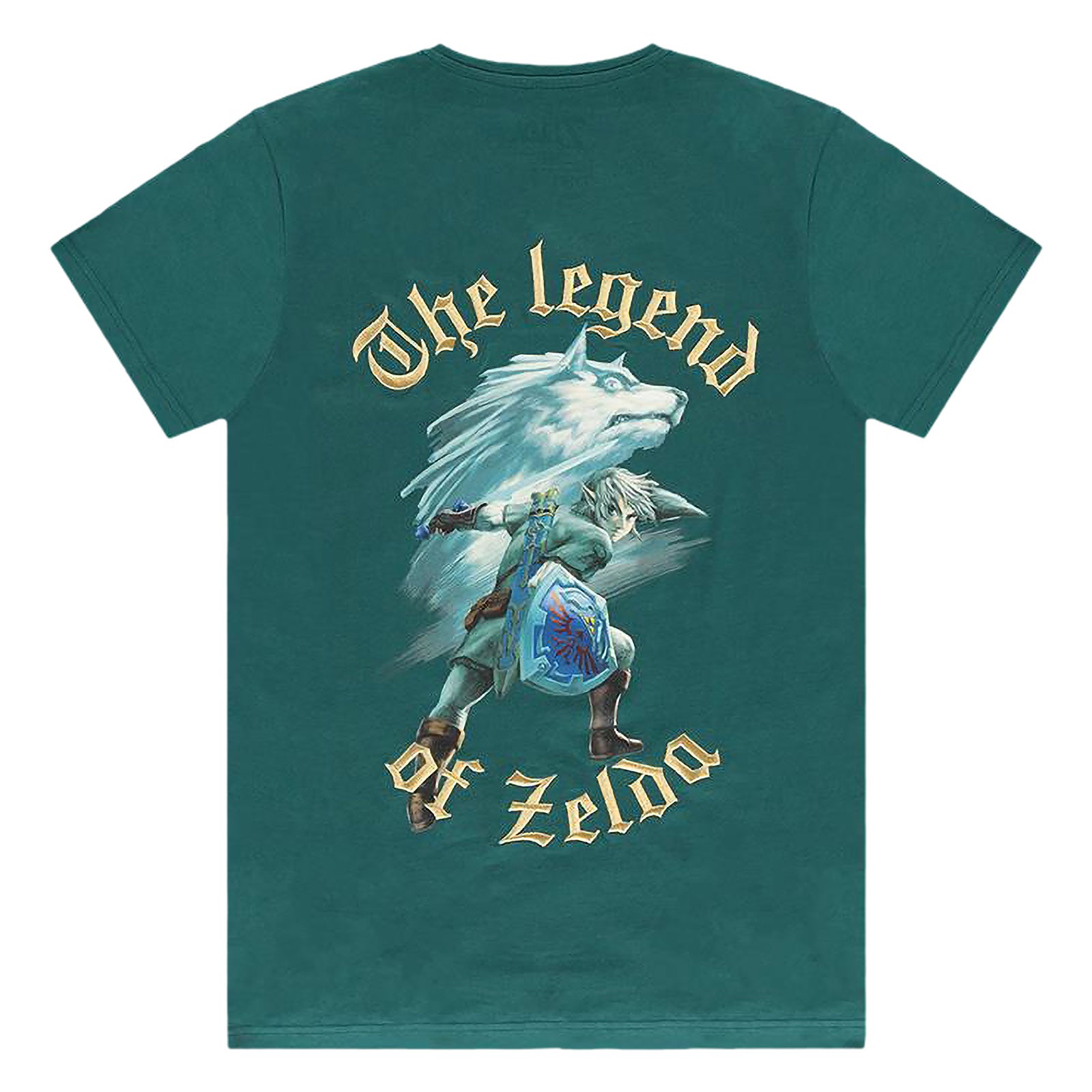 Produktbild Zelda - Link mit Wolf-Link T-Shirt türkis