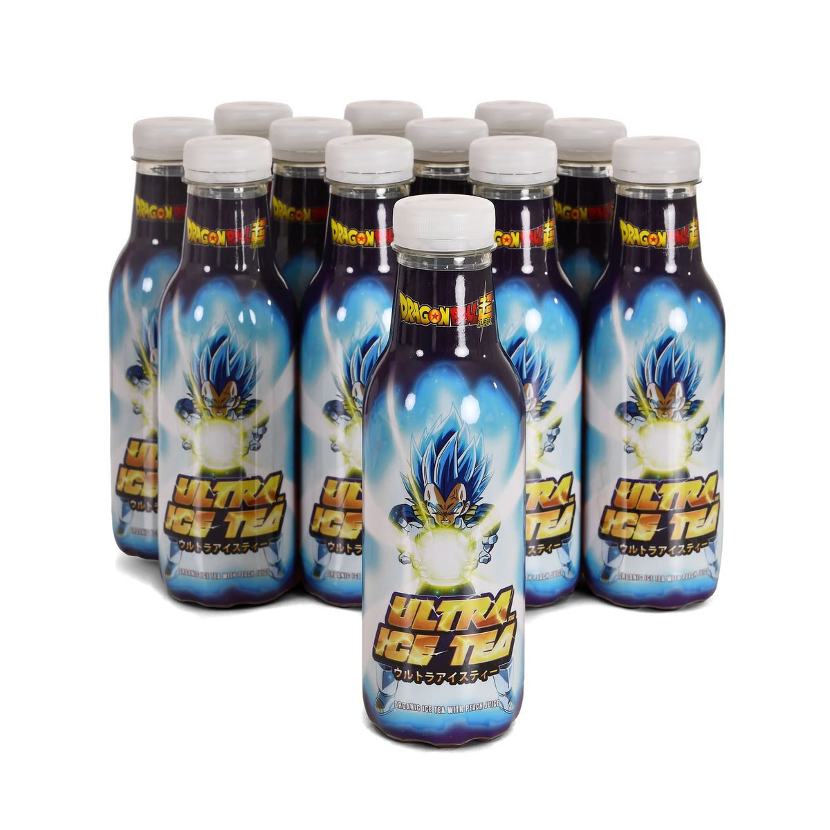 Image produit Dragon Ball - Vegeta Ultra Bio Thé Glacé Pêche 12 Pack
