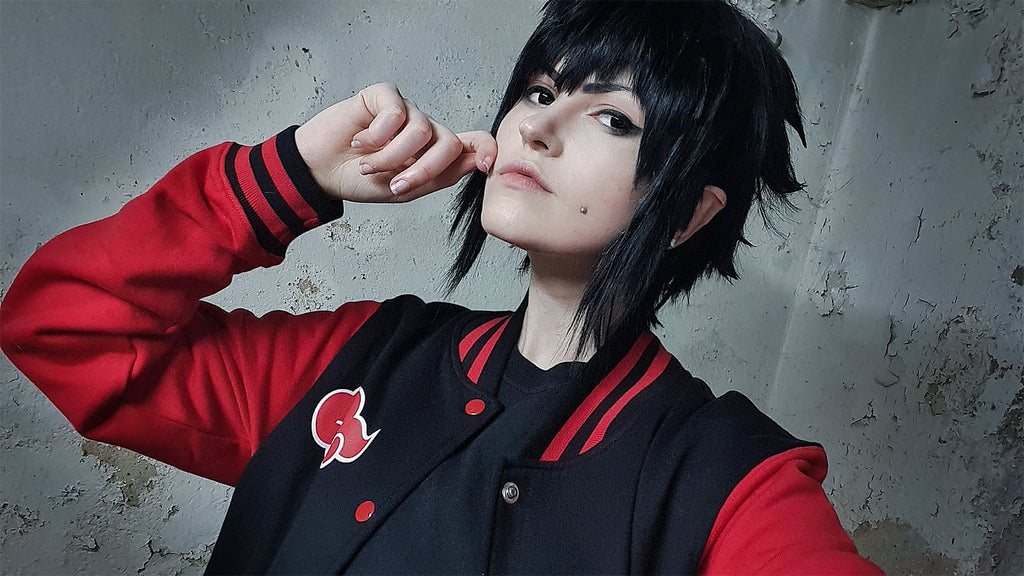 Image produit Naruto - Veste de collège avec symbole Akatsuki