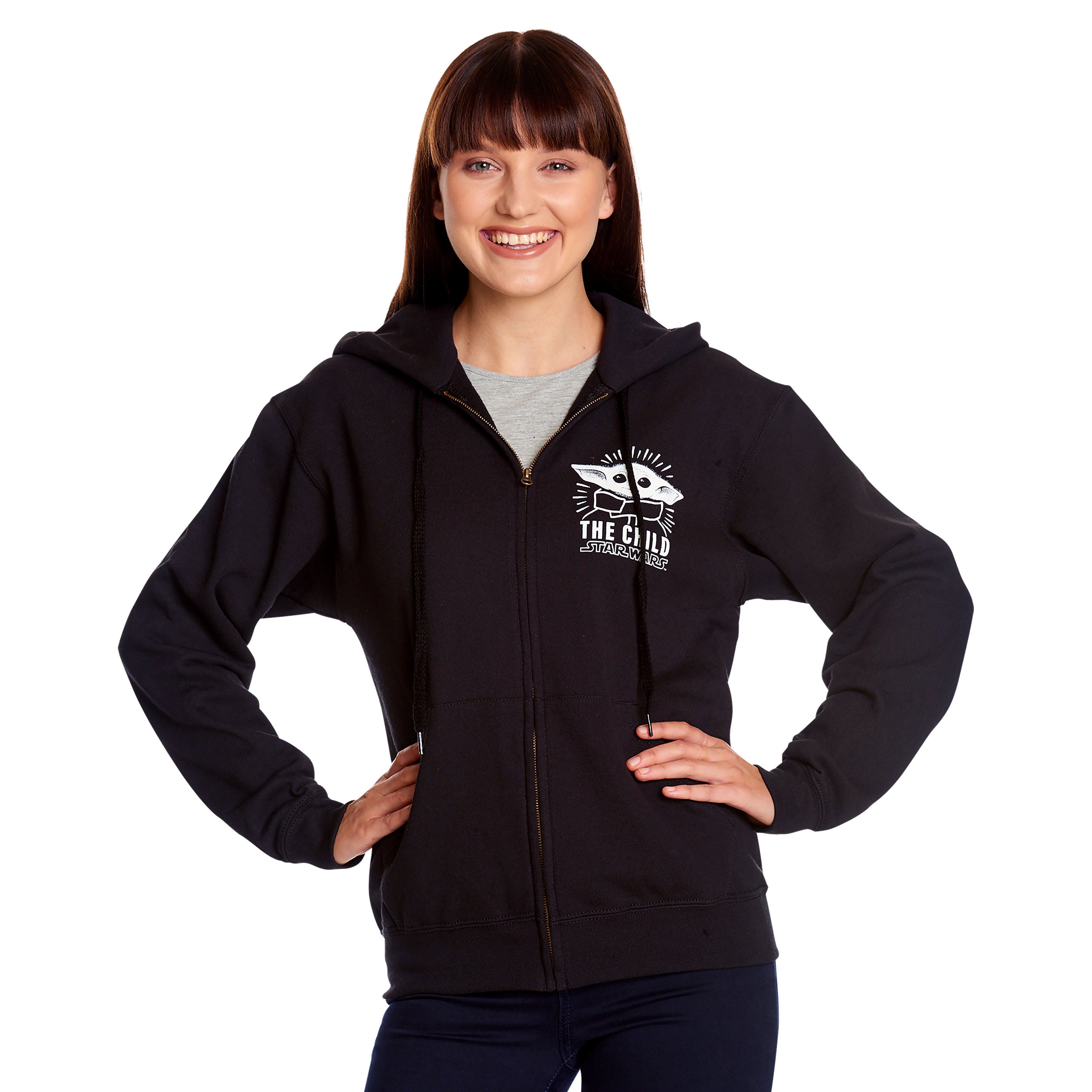 Immagine del prodotto Felpa con cappuccio nera The Child - Star Wars The Mandalorian