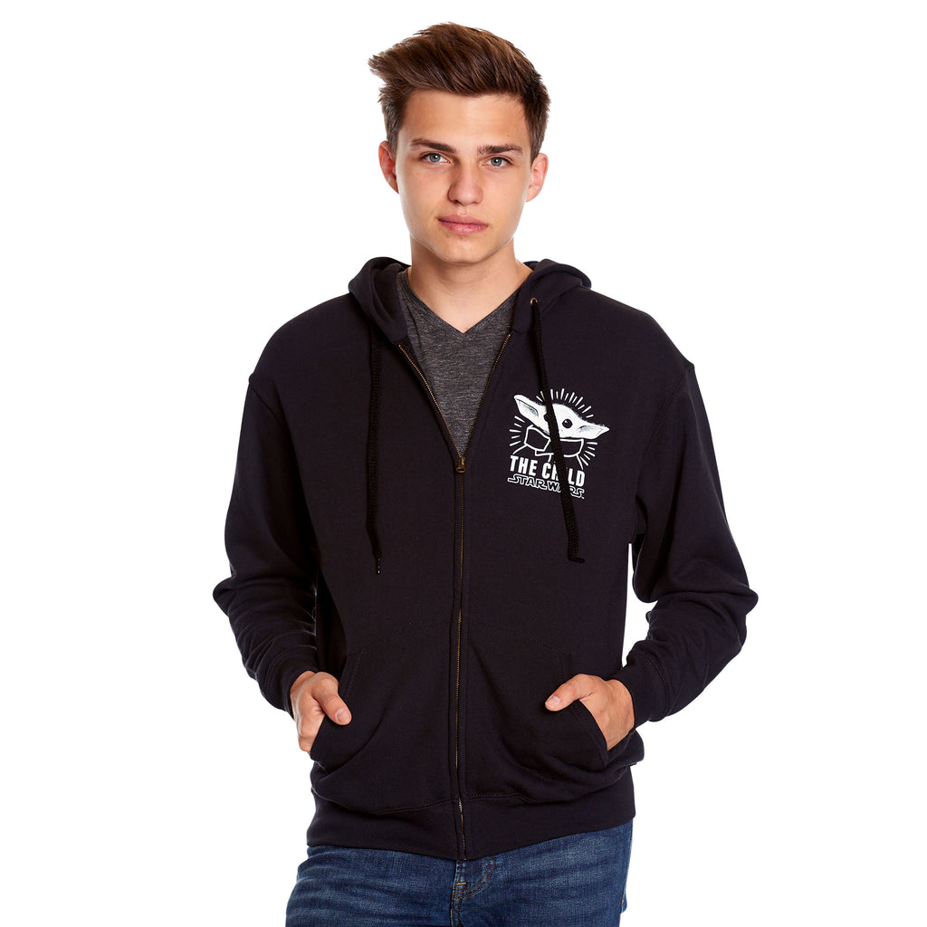 Immagine del prodotto Felpa con cappuccio nera The Child - Star Wars The Mandalorian