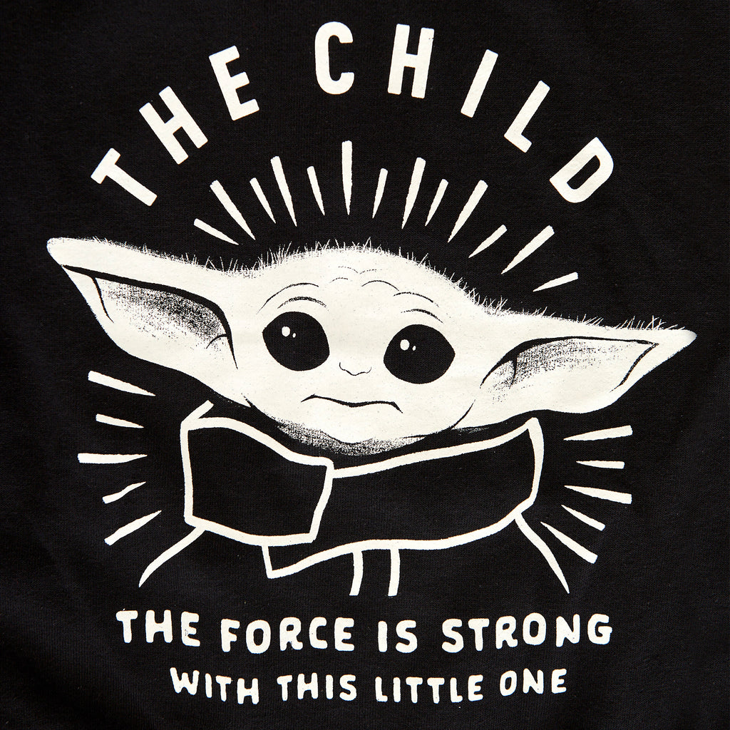 Immagine del prodotto Felpa con cappuccio nera The Child - Star Wars The Mandalorian