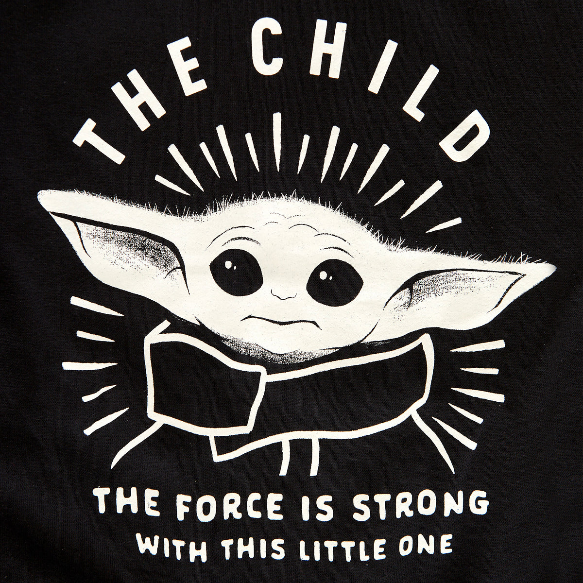 Immagine del prodotto Felpa con cappuccio nera The Child - Star Wars The Mandalorian