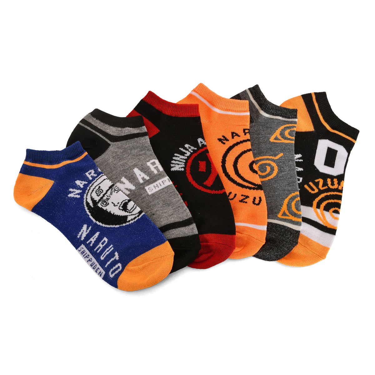 Immagine del prodotto Naruto - Set di 6 Calzini Sneaker con Simboli