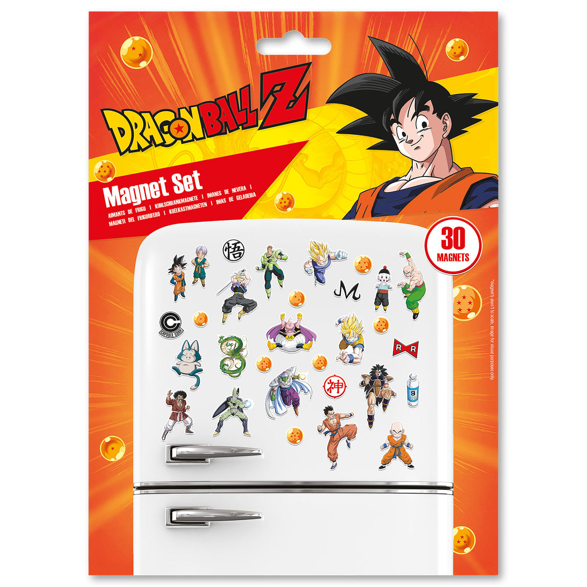 Product image Dragon Ball Z - Characters Magnet Set