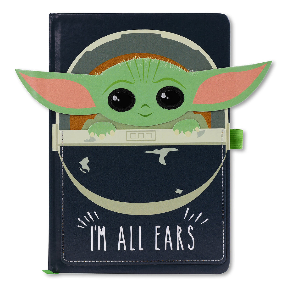 Image produit Grogu I'm All Ears carnet A5 - Star Wars The Mandalorian