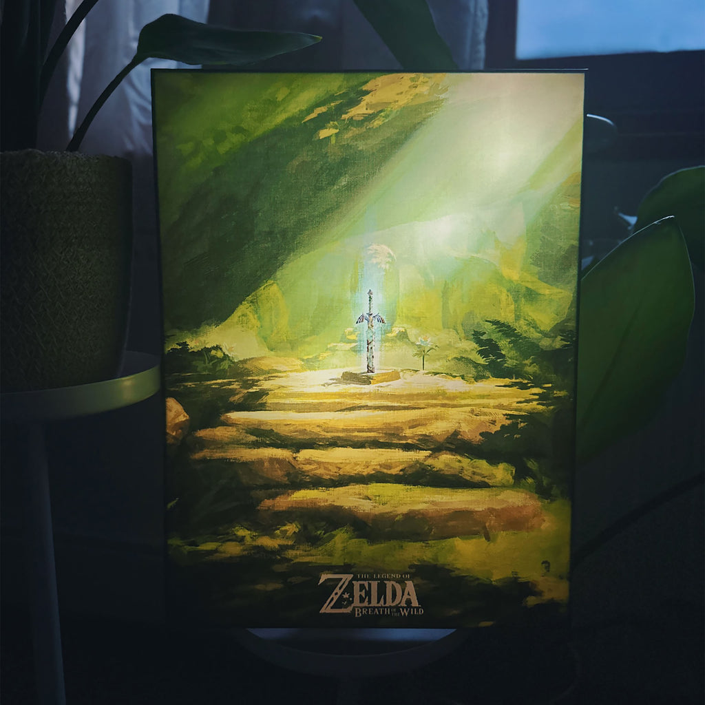 Image produit Zelda - Tableau mural Épée de Légende avec lumière
