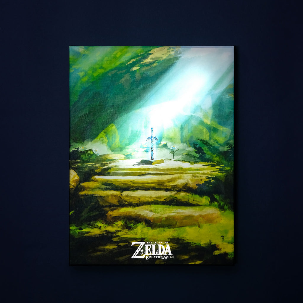 Image produit Zelda - Tableau mural Épée de Légende avec lumière
