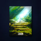 Image produit Zelda - Tableau mural Épée de Légende avec lumière