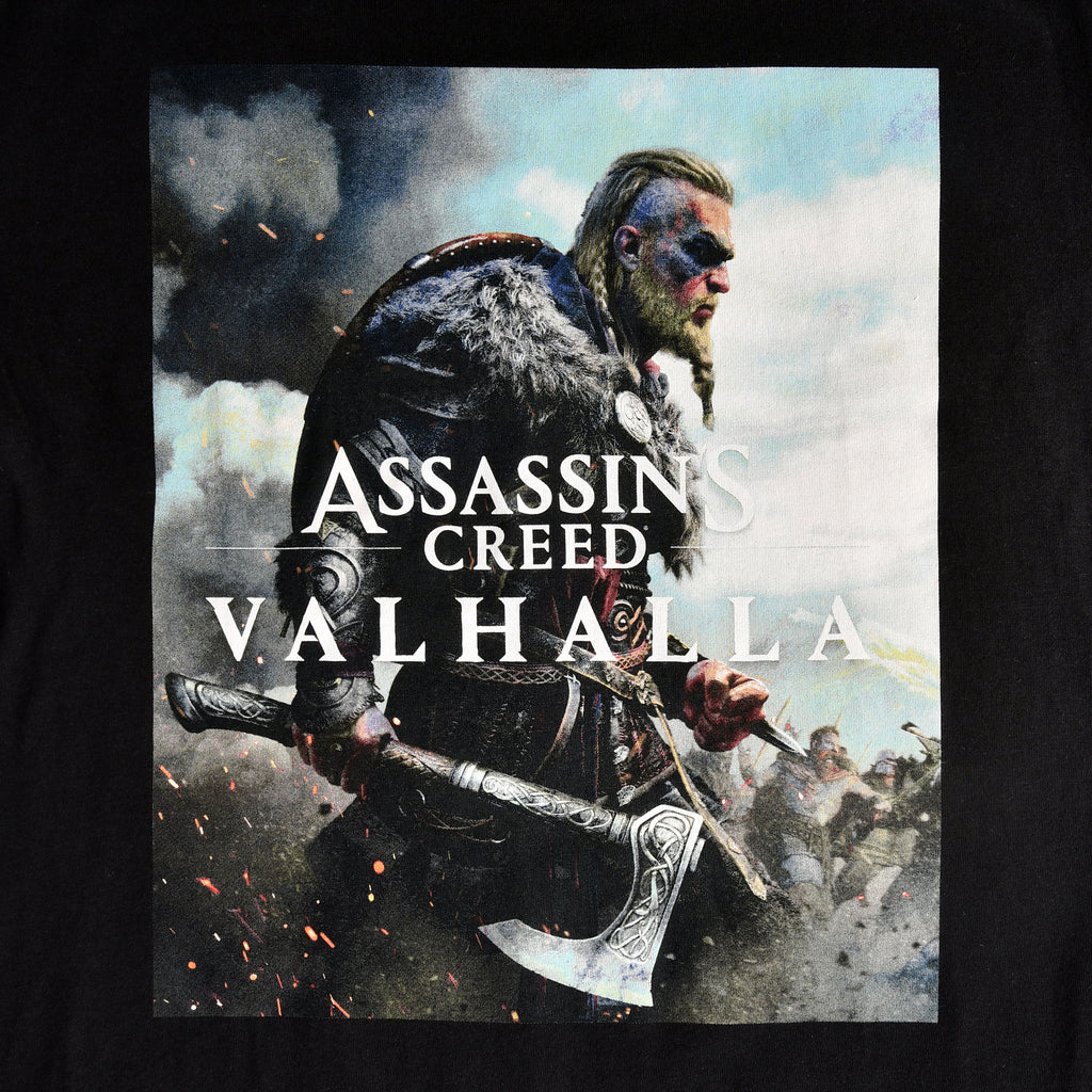 Immagine del prodotto Assassin's Creed - T-shirt nera con copertina Valhalla