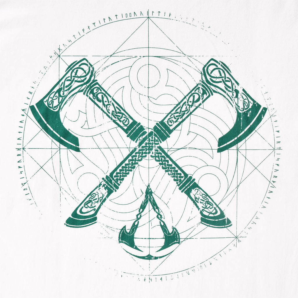 Produktbild Assassin's Creed - Valhalla Crossaxe T-Shirt weiß