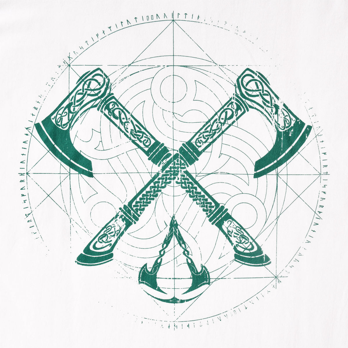 Produktbild Assassin's Creed - Valhalla Crossaxe T-Shirt weiß