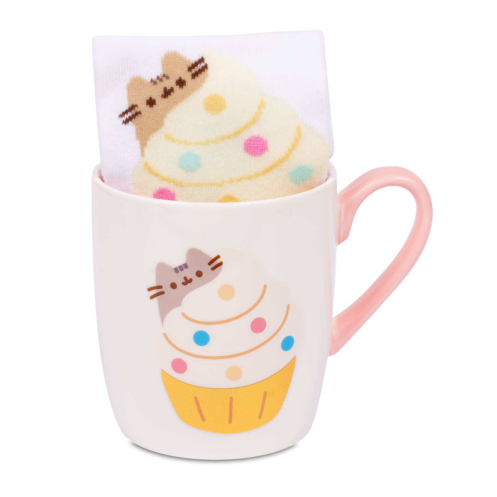 Produktbild Pusheen - Cupcake Socken und Tasse