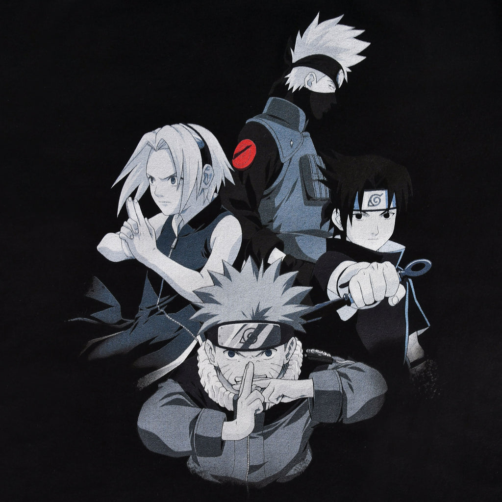 Immagine del prodotto Naruto - T-shirt nera del Gruppo Team 7