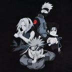 Immagine del prodotto Naruto - T-shirt nera del Gruppo Team 7