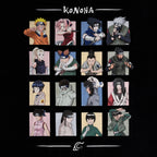 Immagine del prodotto Naruto - T-shirt nera con i personaggi di Konoha