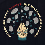 Produktbild Star Wars - Asteroids That Almost Hit Millennium Falcon T-Shirt blau