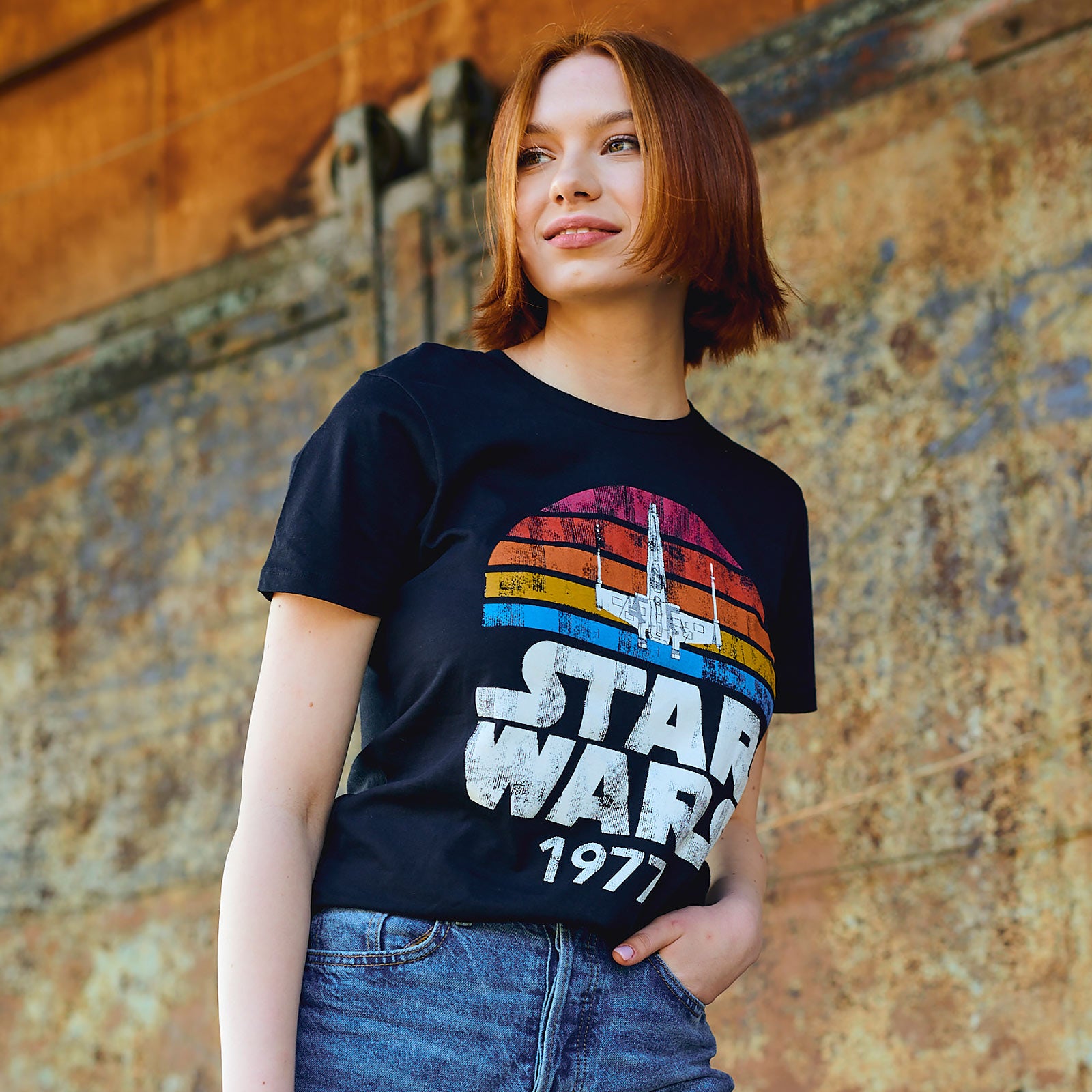 Produktbild Star Wars of 1977 Retro T-Shirt schwarz