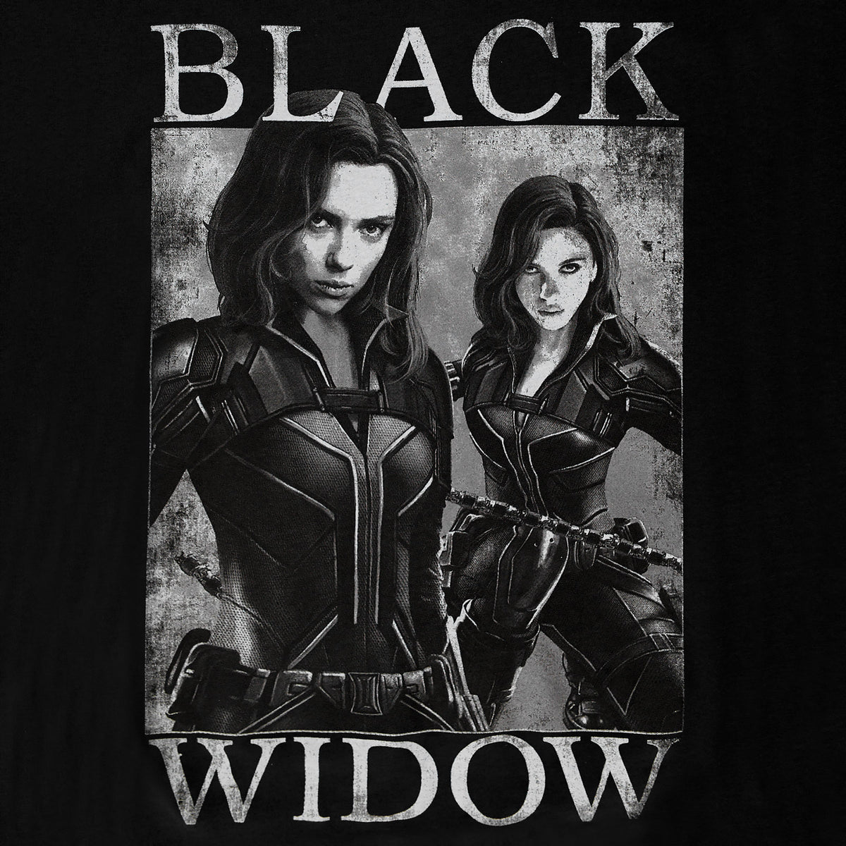 Image produit Black Widow - T-Shirt Poster gris